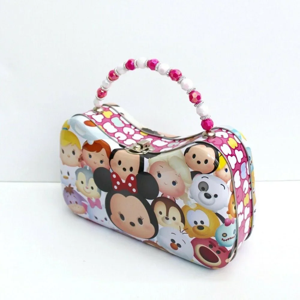 Disney tsum tsum Character Print Tin Purse Handbag